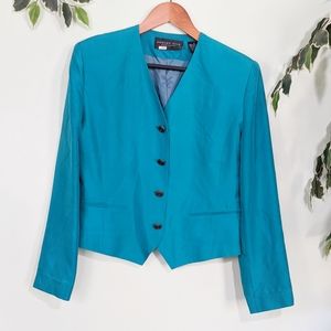 5/$18 August Silk Vintage Silk Statement Piece Jacket